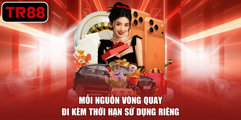 Mỗi nguồn vòng quay đi kèm thời hạn sử dụng riêng