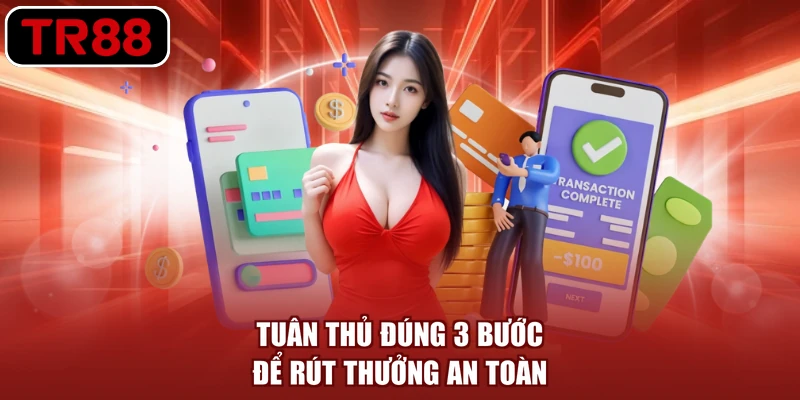 Tuân thủ đúng 3 bước để rút thưởng an toàn